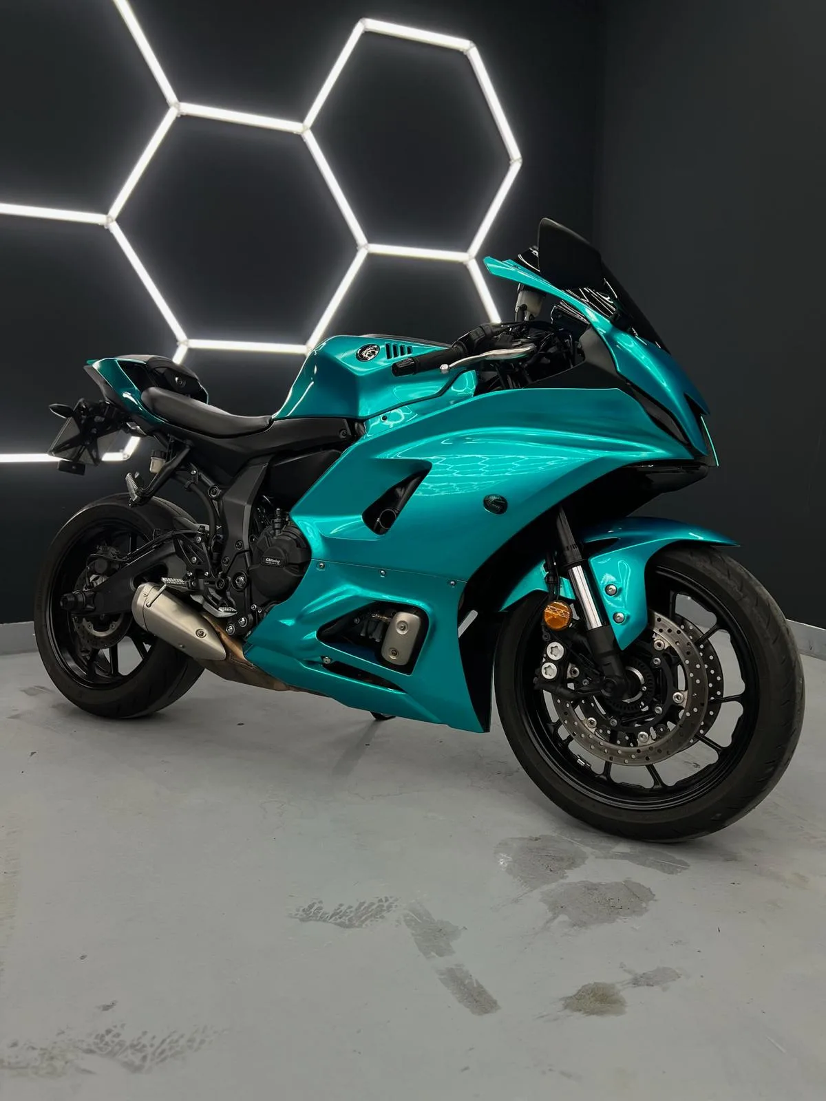Instagram Beitrag — Yamaha R6 Türkis